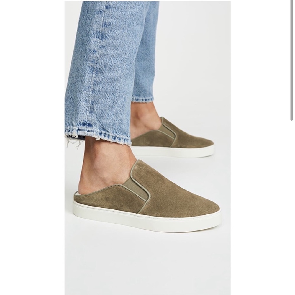 VINCE Shearling Slip On Mule